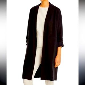 Truth by Republic Elegant Black Long Blazer Casual Lightweight.